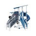 super 59 sports tower vinyl playset white blue back right