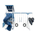 super 59 sports tower vinyl playset white blue front right