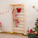 Swedish Wall Ladder – Kiddo climbing the wooden wall bars