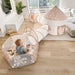 Tiny Land® Discovery 5-in-1 Play Tunnel With no Balls – connected tunnel and tent sections