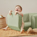 Tiny Land® GentleSnug Kid Chair – Sage chair lifestyle view