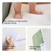 Tiny Land® PlayNest Climbing Blocks - Morandi – close-ups of foam compression, a joining strip and a concealed zipper