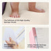 Tiny Land® PlayNest Climbing Blocks - Violet – close-ups of foam compression, a joining strip and the zipper area