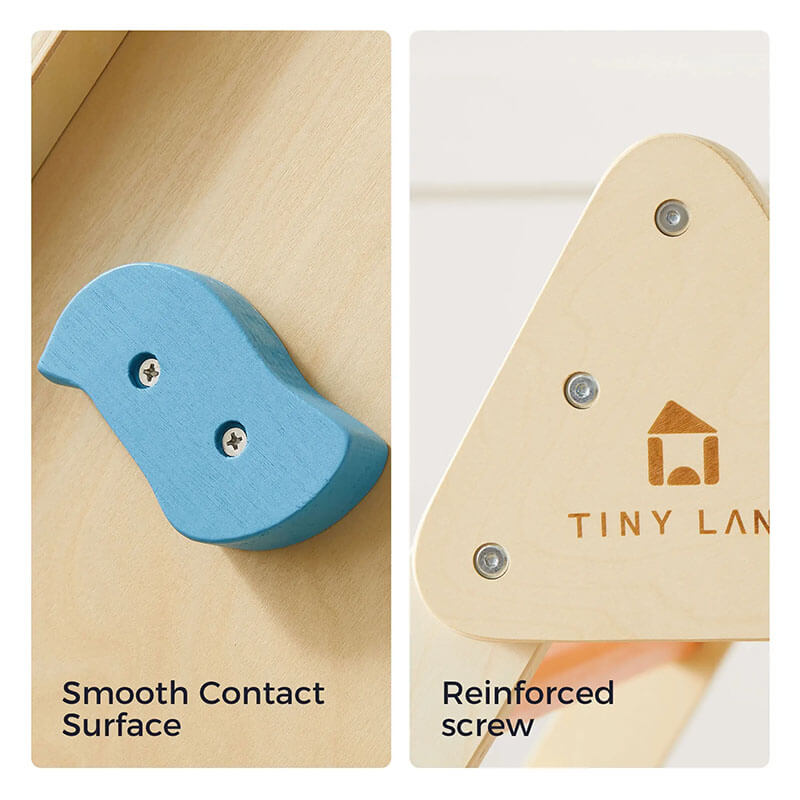 Tiny Land 7 in 1 rainbow climbing set up close