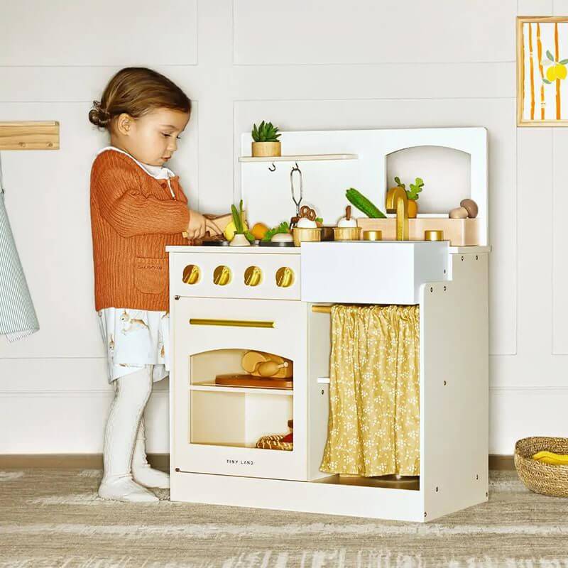 Tiny Land Honey Kitchenett Playset Corner View