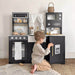 tiny_land_play_kitchen_black_full_set_boy_playing