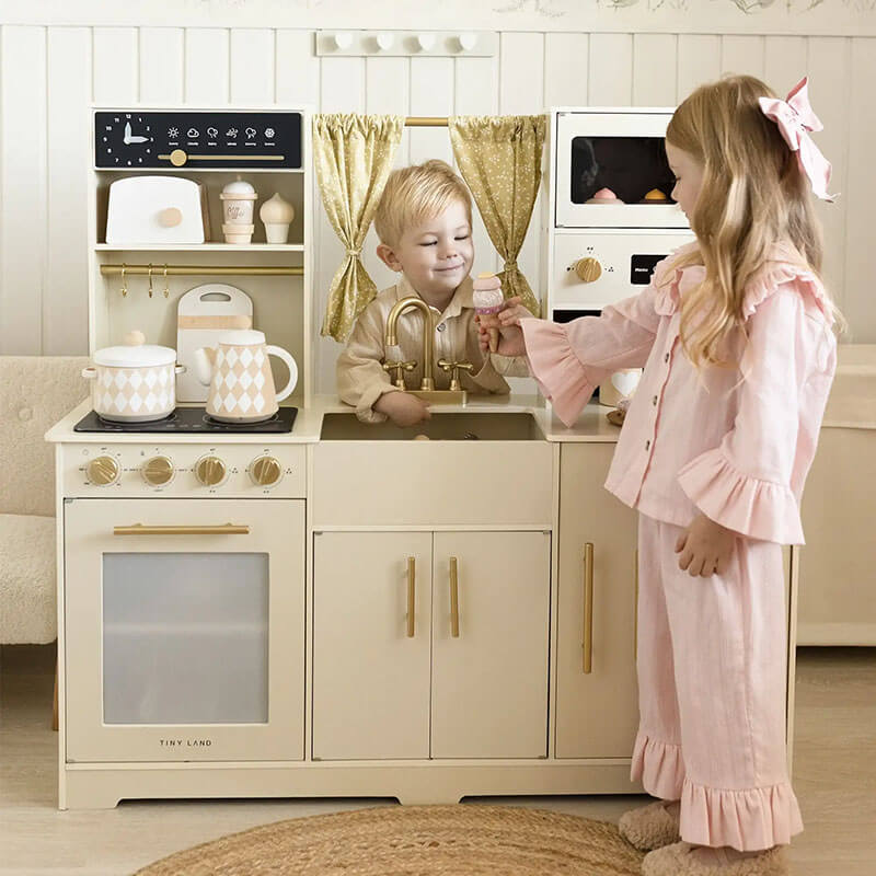 tiny_land_iconic_kitchen_cream_kids_playing