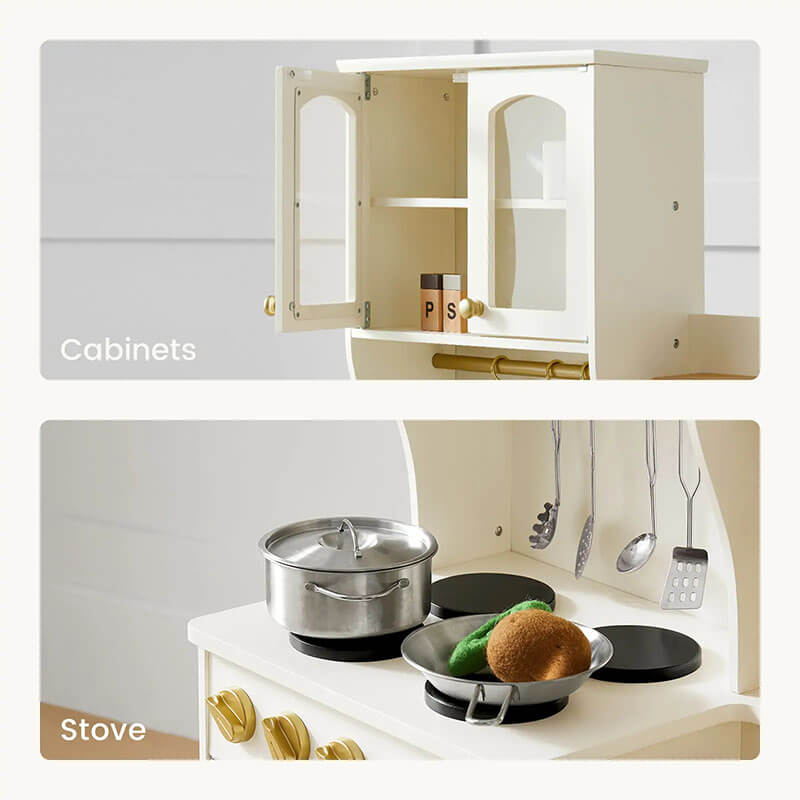 tiny land play kitchn cabinets and stove