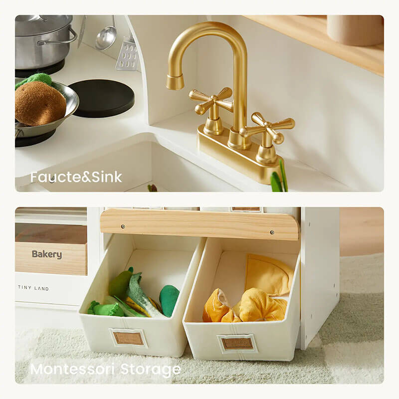 tiny land play kitchen with accessories