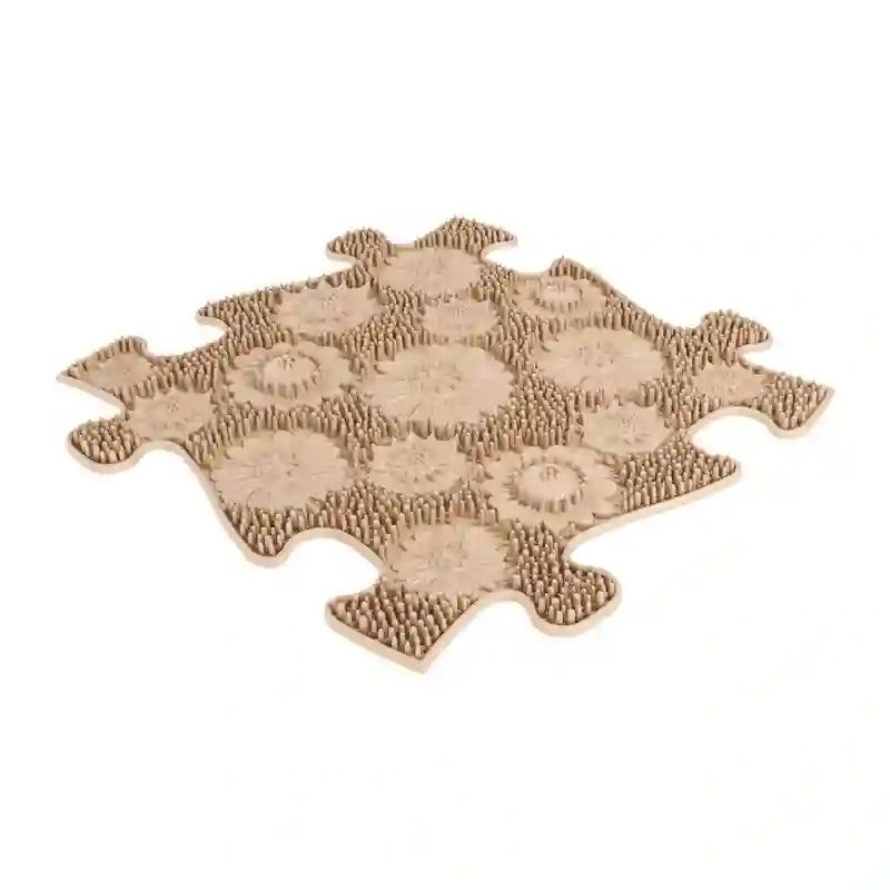Soft meadow texture tile from the Tots Sensory Playmat Set