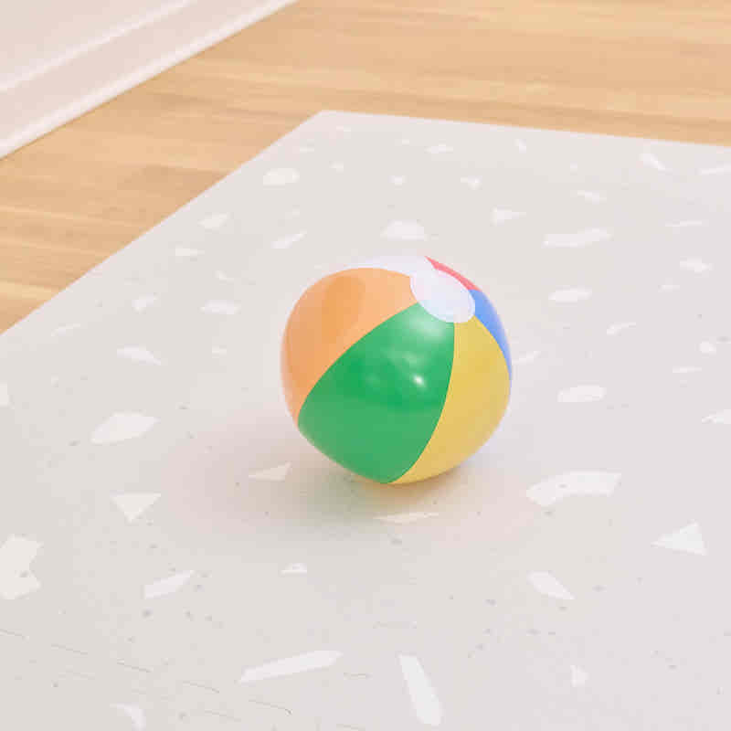 TumbleHouse free play mat Light Grey Terrazzo pattern