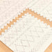 TumbleHouse Black and White Boho foam play mat tile detail