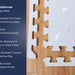TumbleHouse Foam Play Mat modern patterned foam tiles