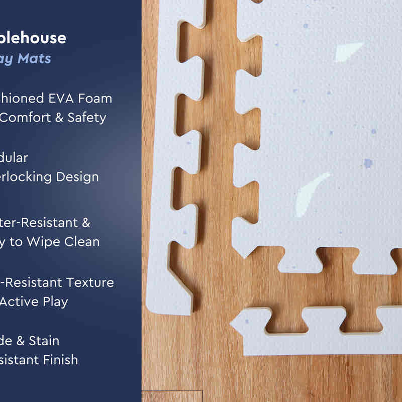 TumbleHouse Foam Play Mat modern patterned foam tiles
