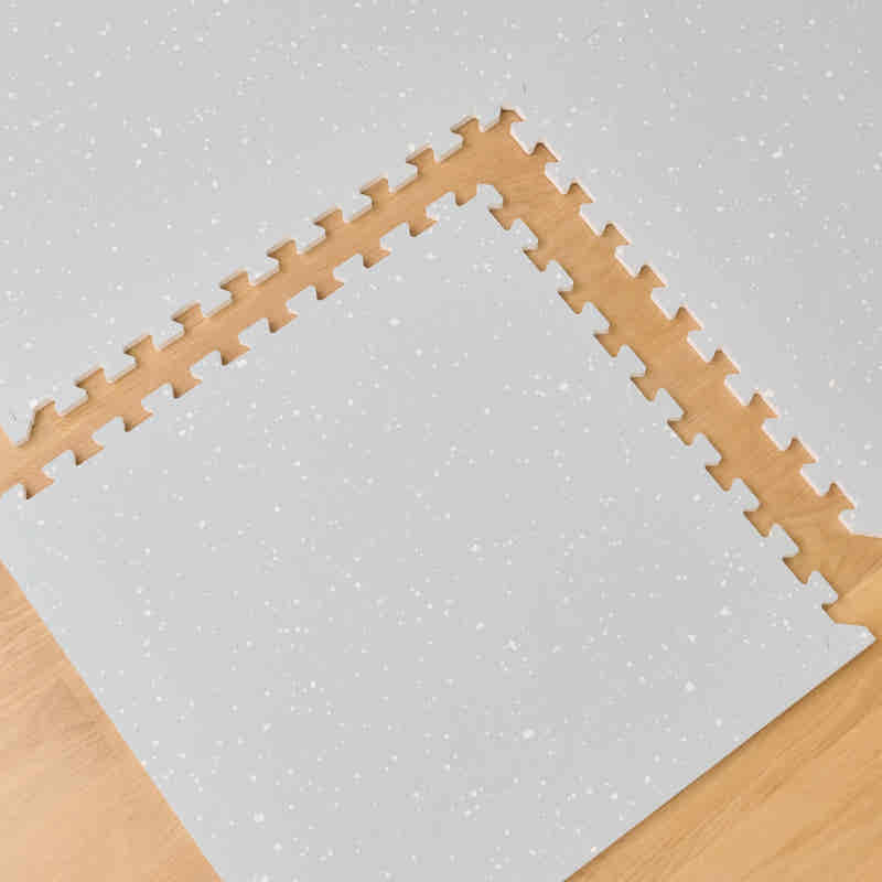 TumbleHouse Foam Play Mat Light Blue Speckle tile detail