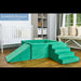 TumbleHouse Foam Ramp + Stairs – foam ramp and stairs with TumbleHouse Ball Pit