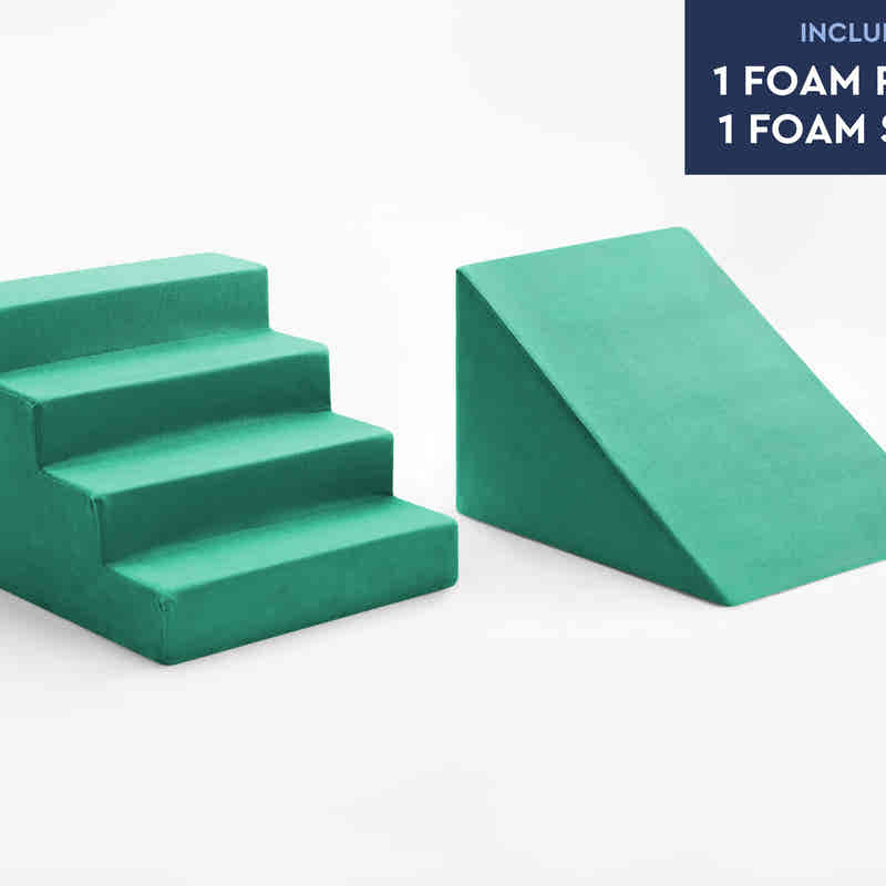 TumbleHouse Foam Ramp + Stairs – soft climbing and sliding pieces