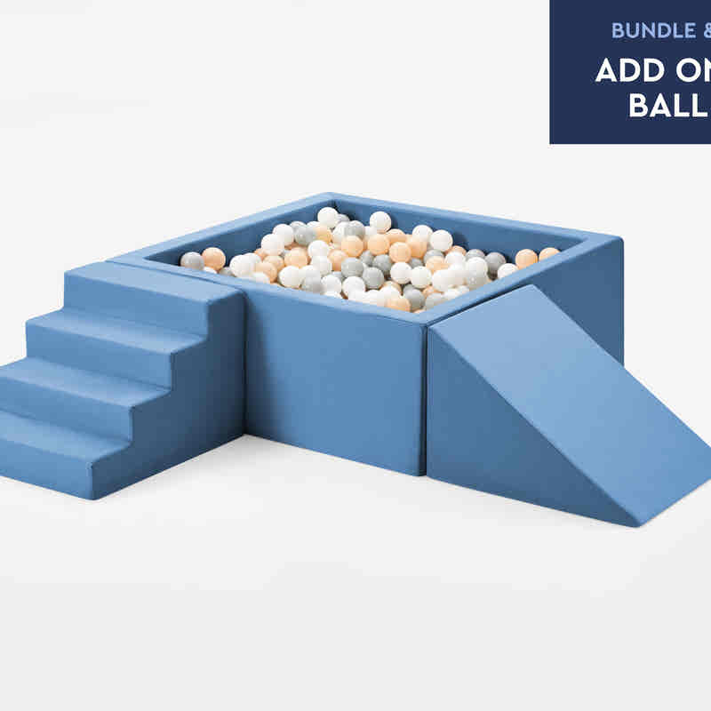 TumbleHouse Foam Ramp + Stairs – lifestyle soft play view