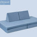 TumbleHouse Play Couch Steel Blue modular foam set