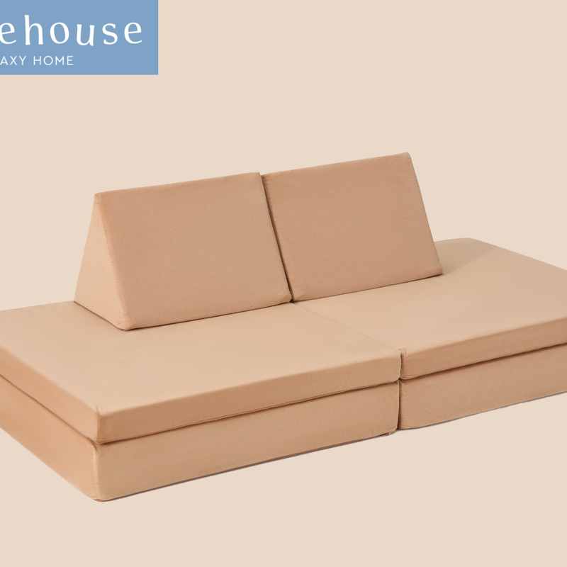 TumbleHouse Play Couch Caramel modular foam set