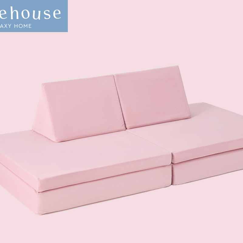 TumbleHouse Play Couch Pink modular foam set