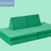 TumbleHouse Play Couch Kelly Green modular foam set