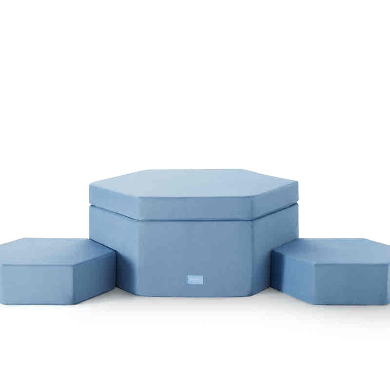 TumbleHouse Play Hexagon four-piece modular foam play set