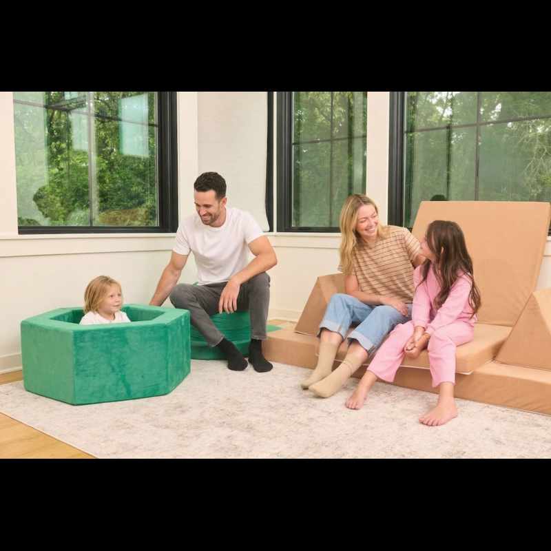 TumbleHouse Play Hexagon washable cover foam play set