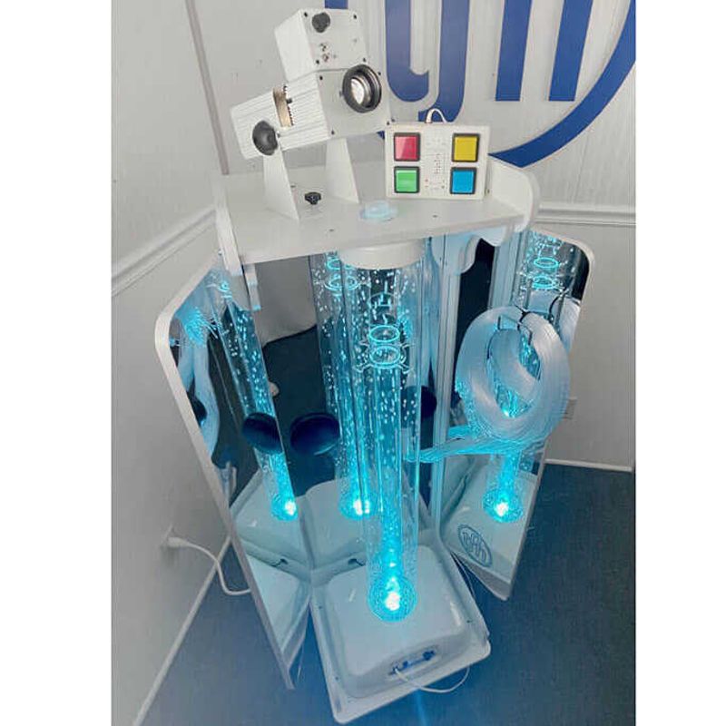 Vecta Delight Mobile Sensory Station - 9VCTAH – illuminated in blue