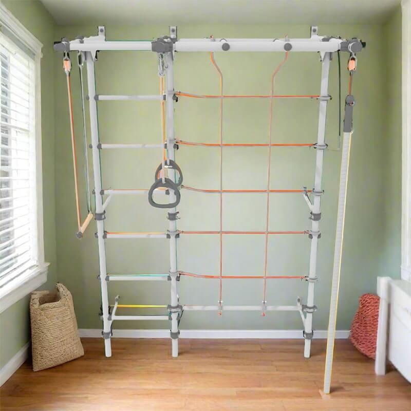 W3 White Play Gym for Toddlers