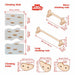 Wall Climbing Gym – cloud panel bars and climbing holds dimension diagrams