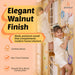 Walnut Modular Swedish Ladder Jungle Gym - 79 Inch Wall Mounted specs