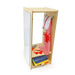 Toddler Dress Up Center WB0880 – Isolated angled view with costumes hanging from hooks and stored below