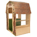 Treehouse Reading Nook - WB1531 – opposite angle showing the clear window, roof and outside storage