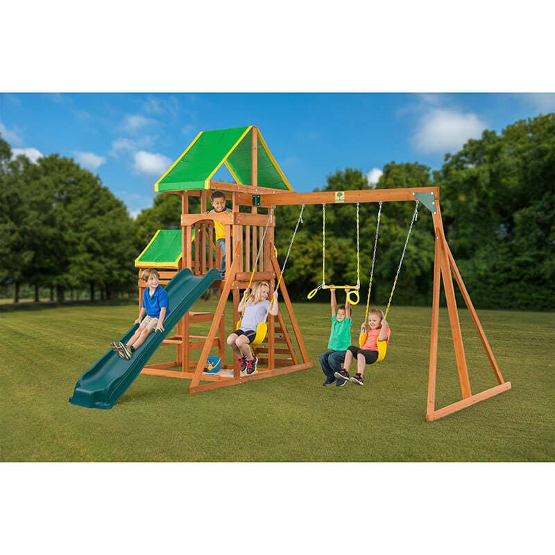 woodlands_wooden_swing_set_angle_view