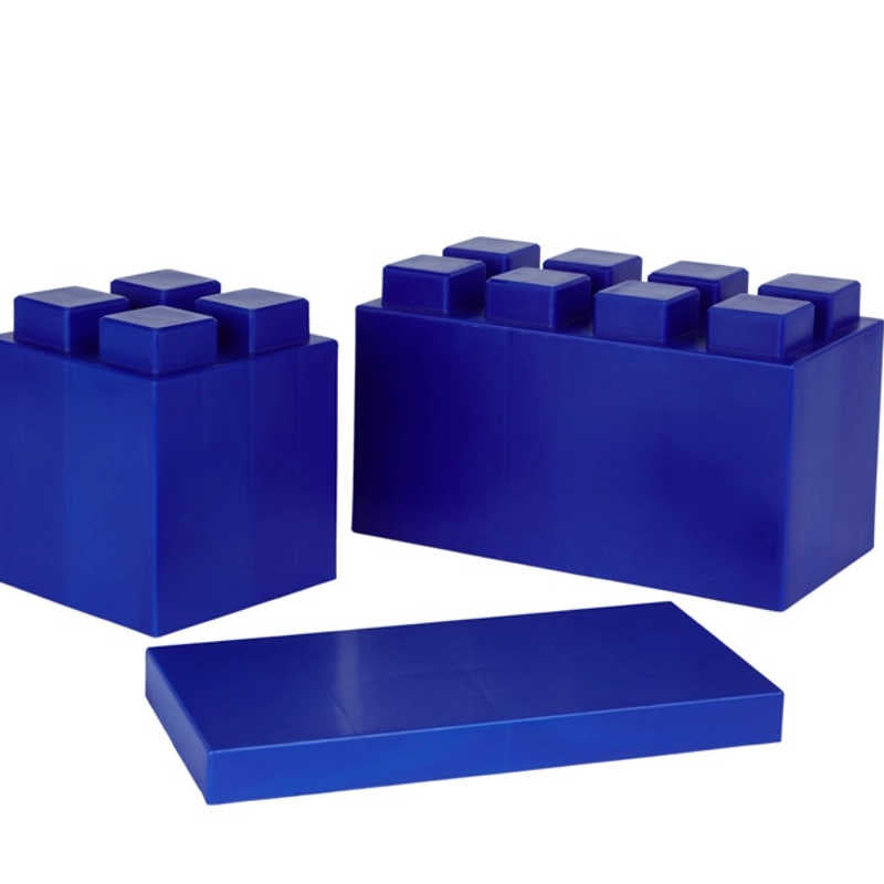 26 Jumbo Sized Single Color Modular Building Blocks Combo Pack ...