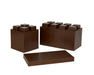 Brown Jumbo Colored Interlocking Blocks by Everblock