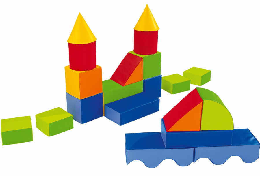 Giant Building Blocks (Ludokit) in multi colors for soft play