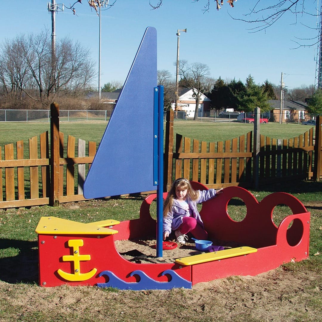 Tot Town Sailboat Sandbox