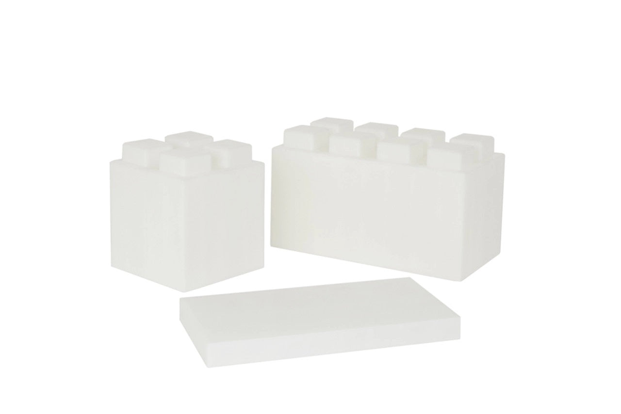 26 Jumbo Sized Single Color Modular Building Blocks Combo Pack ...