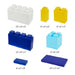 500 Piece Multi Colored Jumbo Sized Modular Building Blocks Starter Kit – included EverBlock sizes and shapes